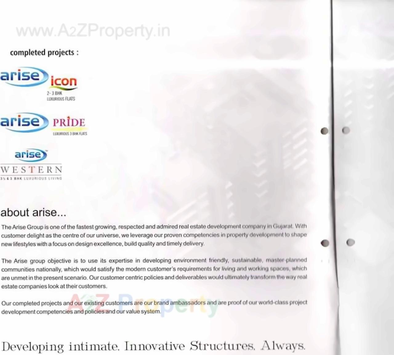  of real estate project Arise Florus located at Jagatpur, Ahmedabad, Gujarat