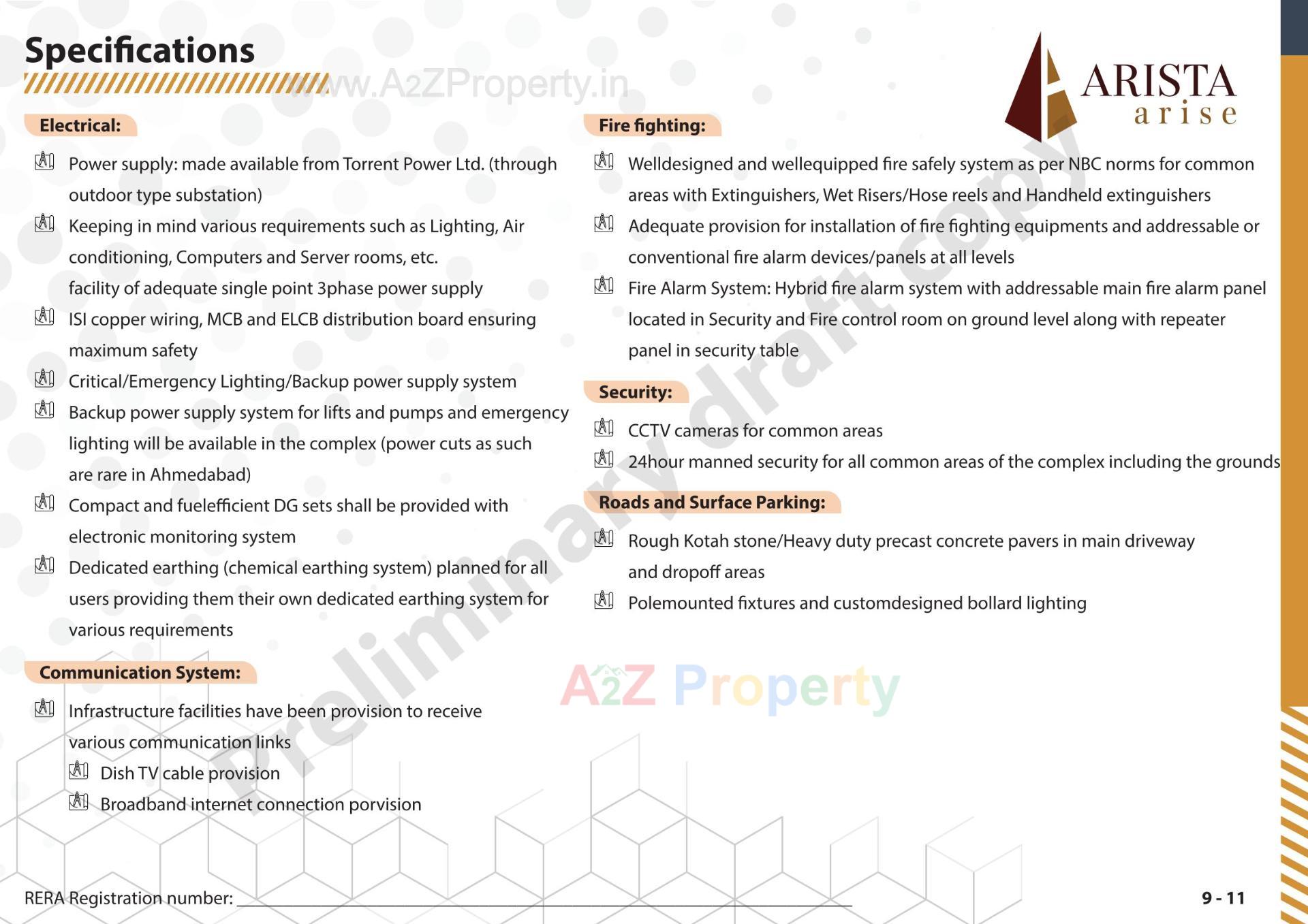  of real estate project Arista Arise located at Vejalpur, Ahmedabad, Gujarat