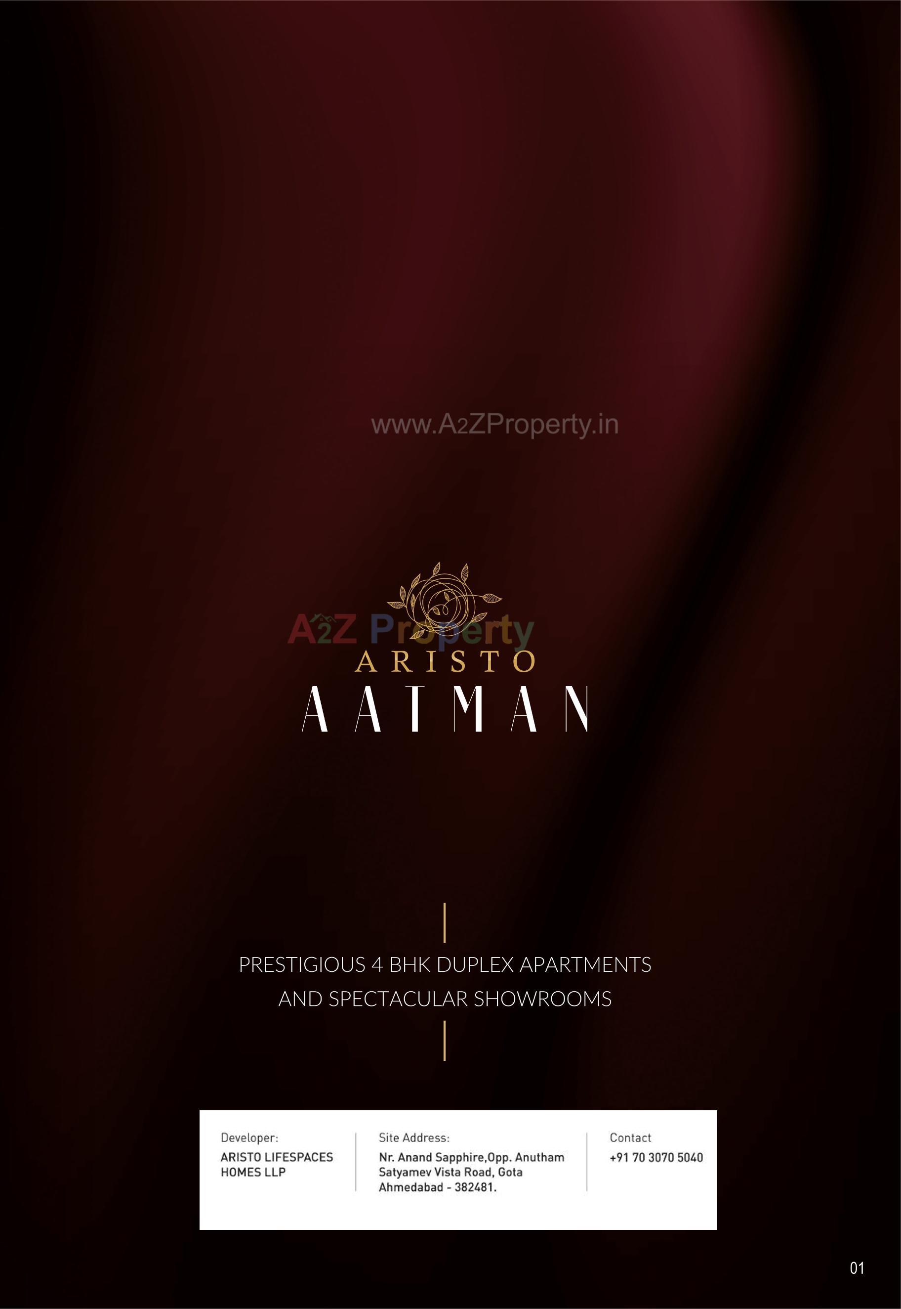  of real estate project Aristo Aatman located at Gota, Ahmedabad, Gujarat