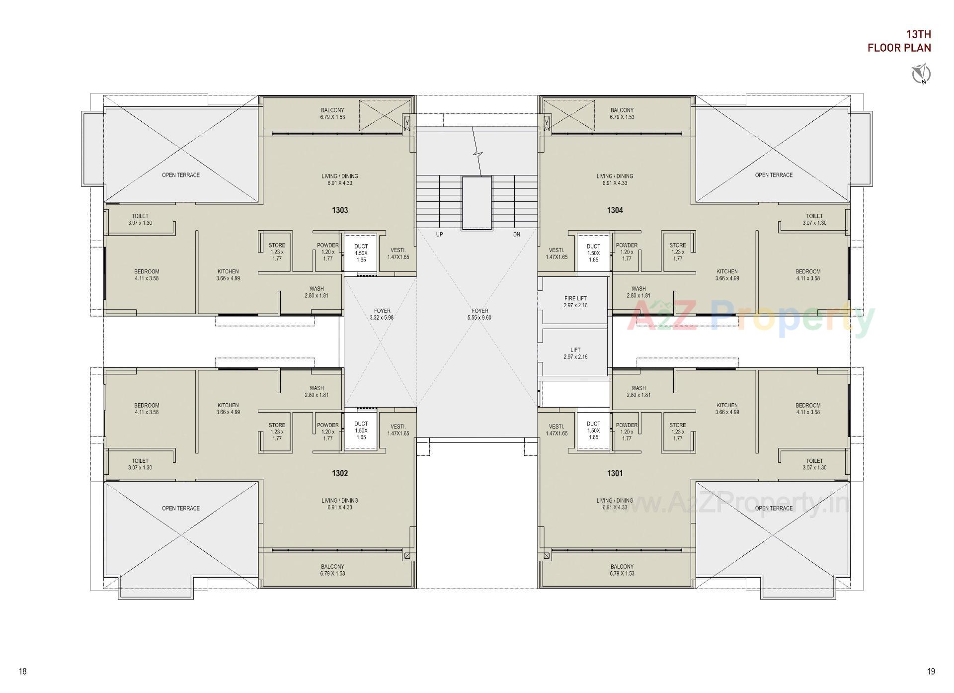Layout of real estate project Aristo Aatman located at Gota, Ahmedabad, Gujarat
