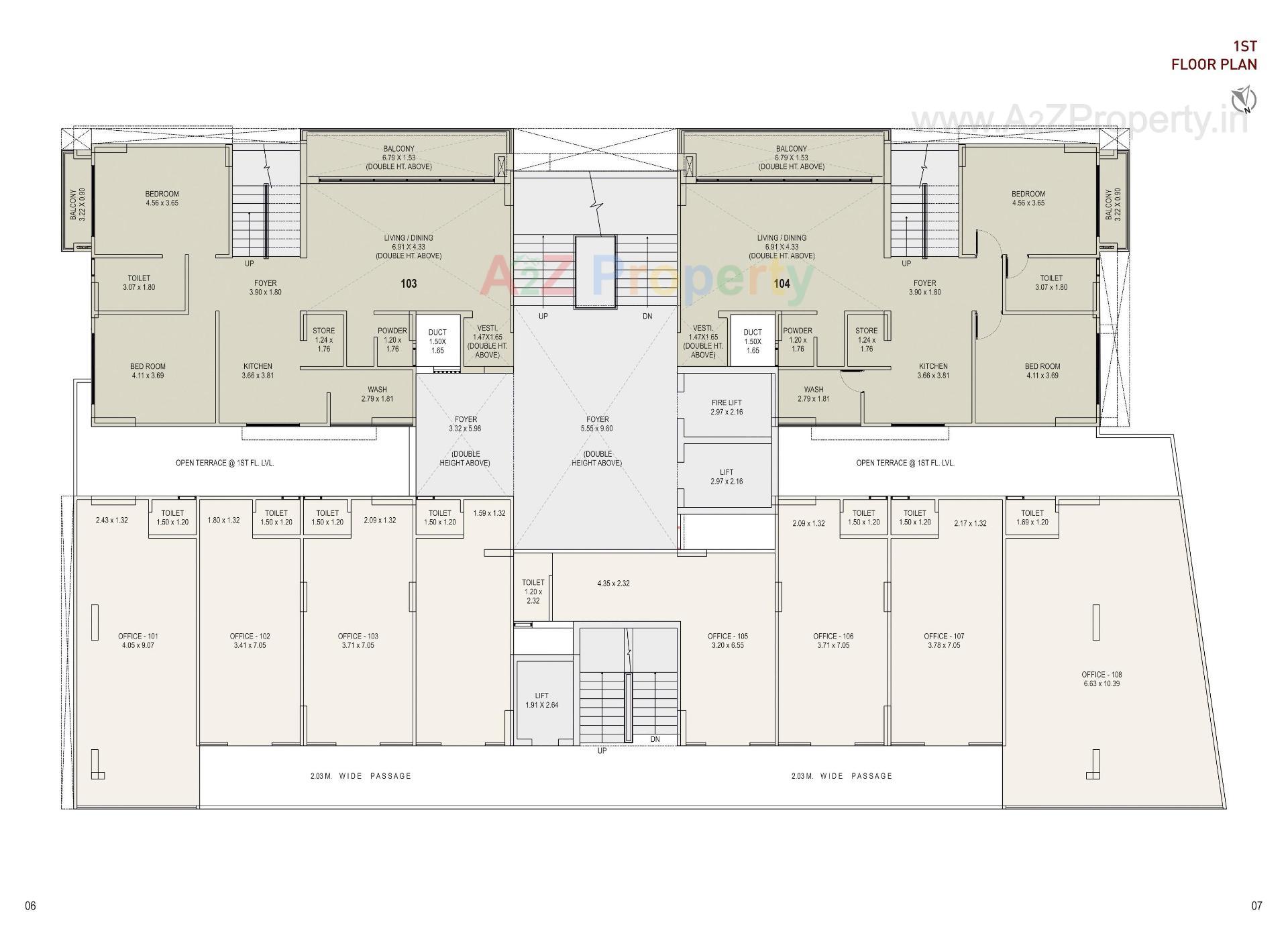 Layout of real estate project Aristo Aatman located at Gota, Ahmedabad, Gujarat