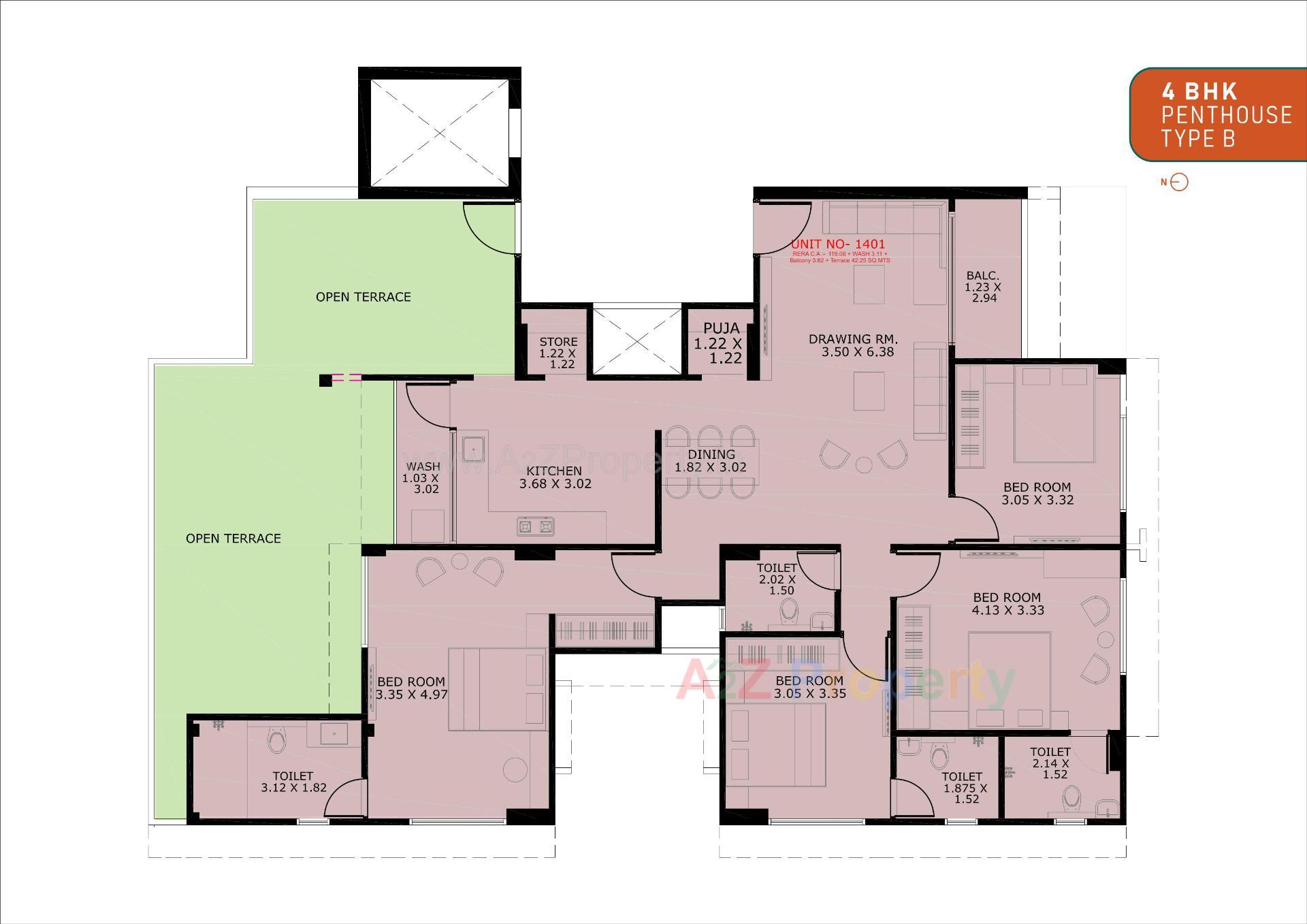 Layout of real estate project Aristo Anandam located at Tragad, Ahmedabad, Gujarat