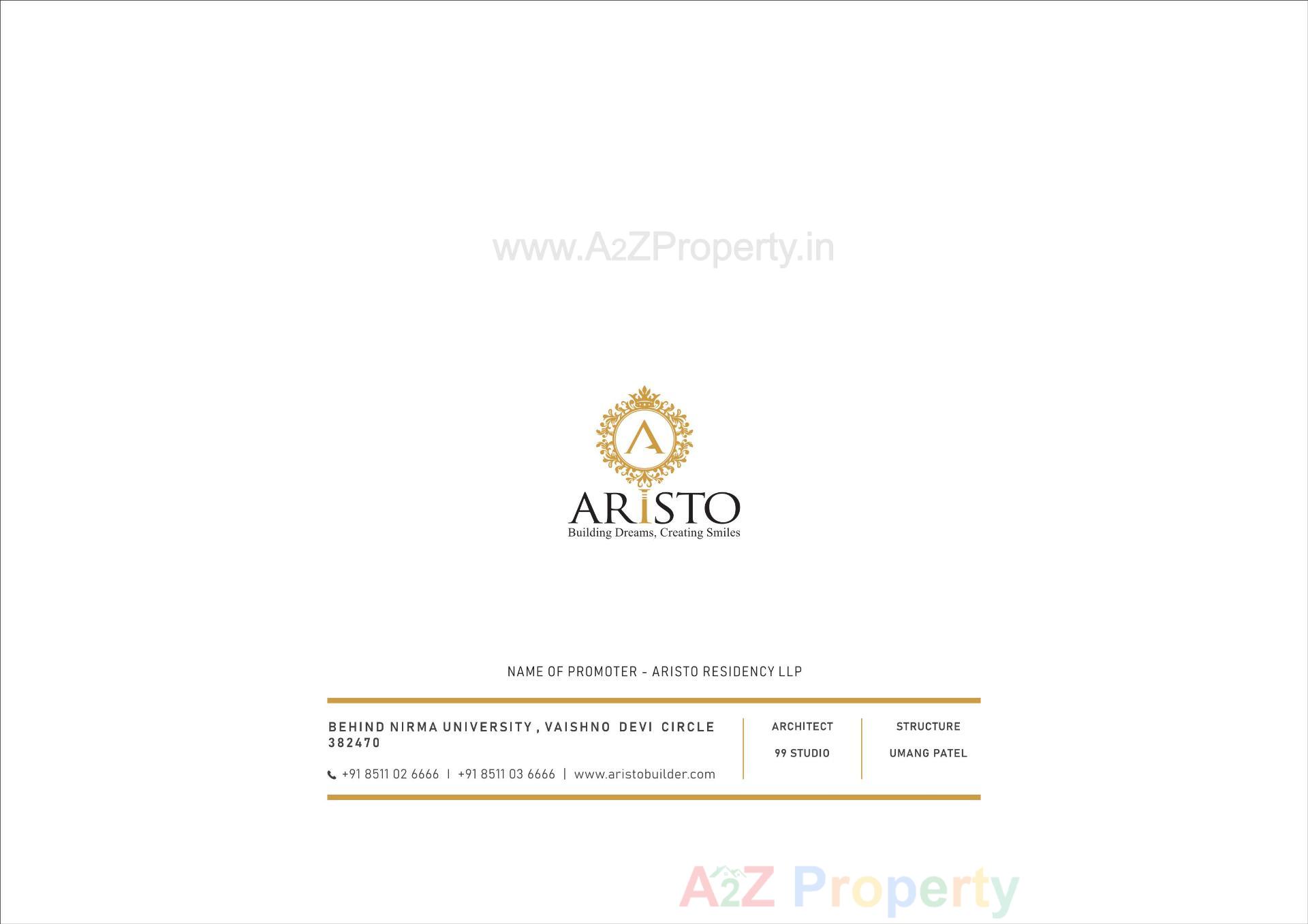  of real estate project Aristo Anandam located at Tragad, Ahmedabad, Gujarat