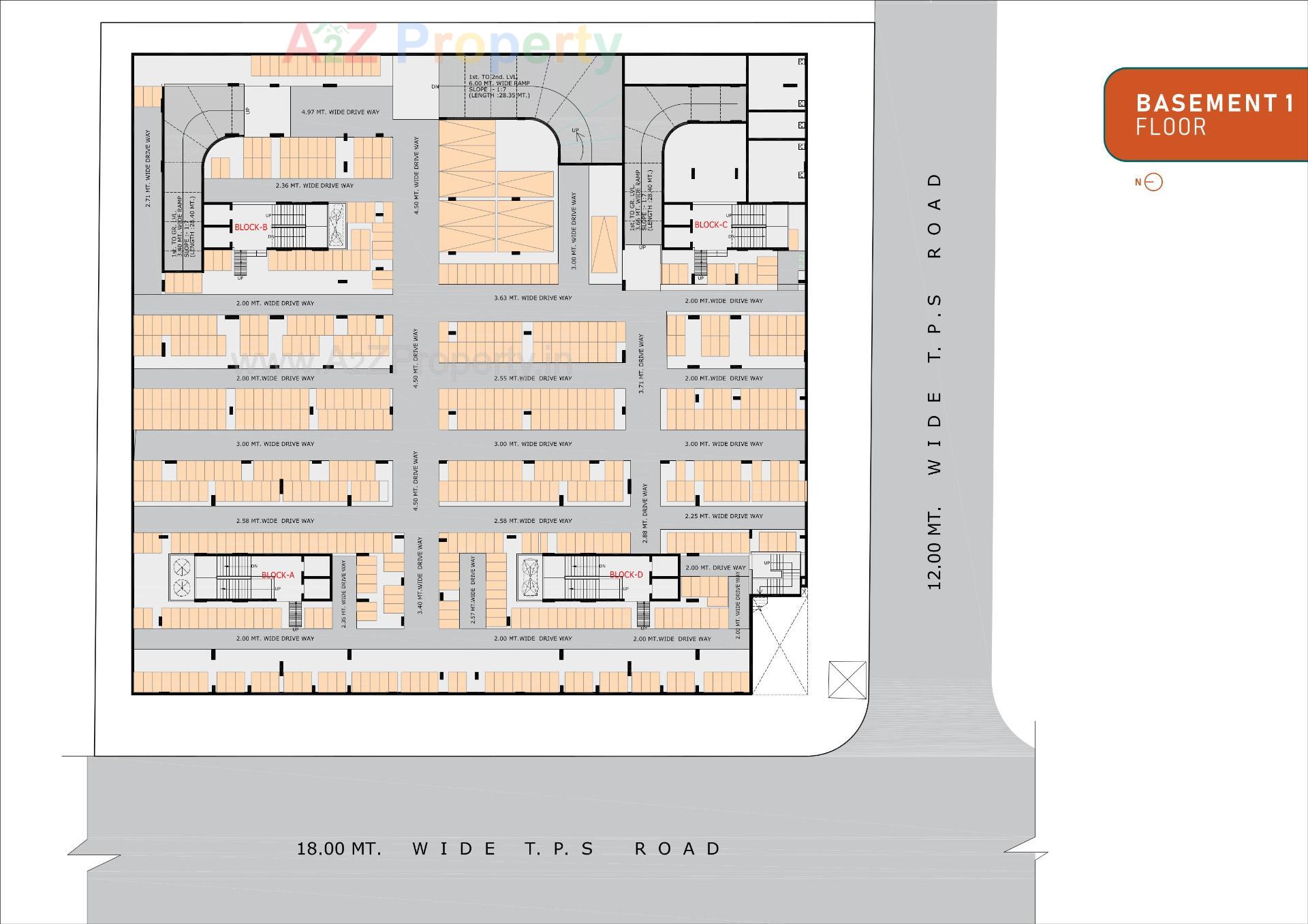 Layout of real estate project Aristo Anandam located at Tragad, Ahmedabad, Gujarat