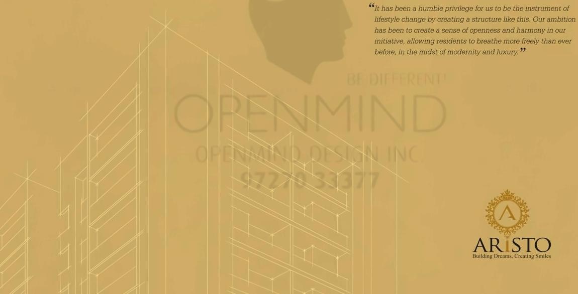  of real estate project Aristo Crest located at Gota, Ahmedabad, Gujarat