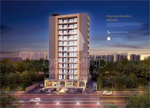 Elevation of real estate project Aristo Crest located at Gota, Ahmedabad, Gujarat