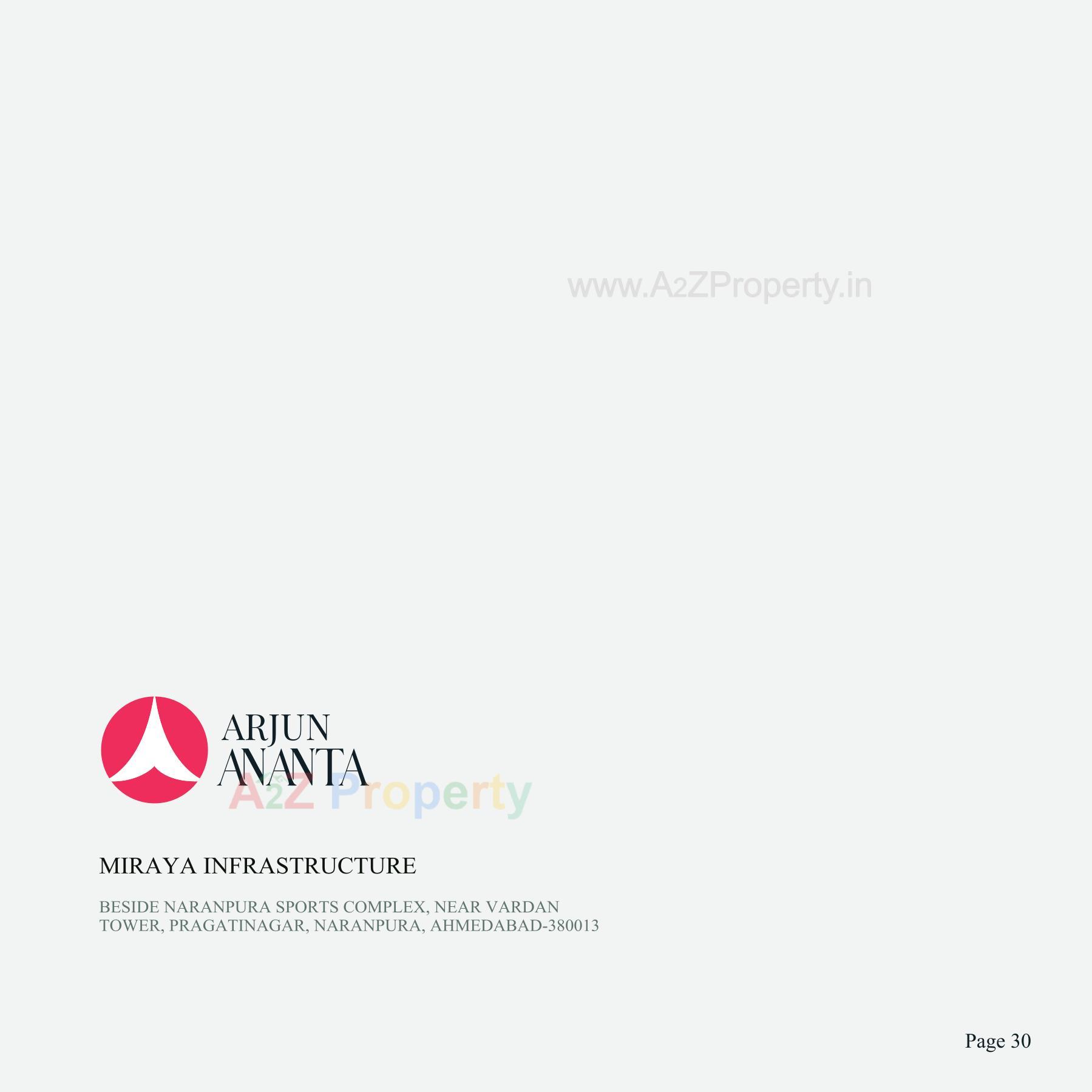  of real estate project Arjun Ananta located at Wadaj, Ahmedabad, Gujarat