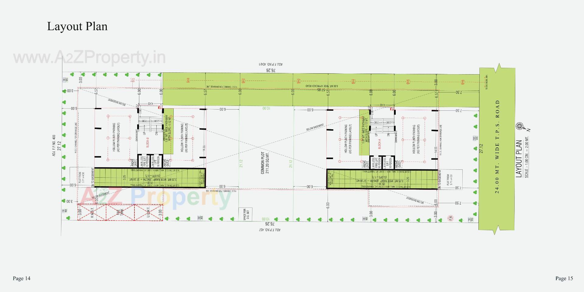 Layout of real estate project Arjun Ananta located at Wadaj, Ahmedabad, Gujarat