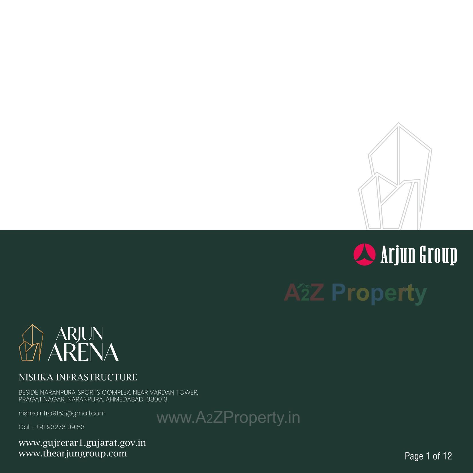  of real estate project Arjun Arena located at Wadaj, Ahmedabad, Gujarat