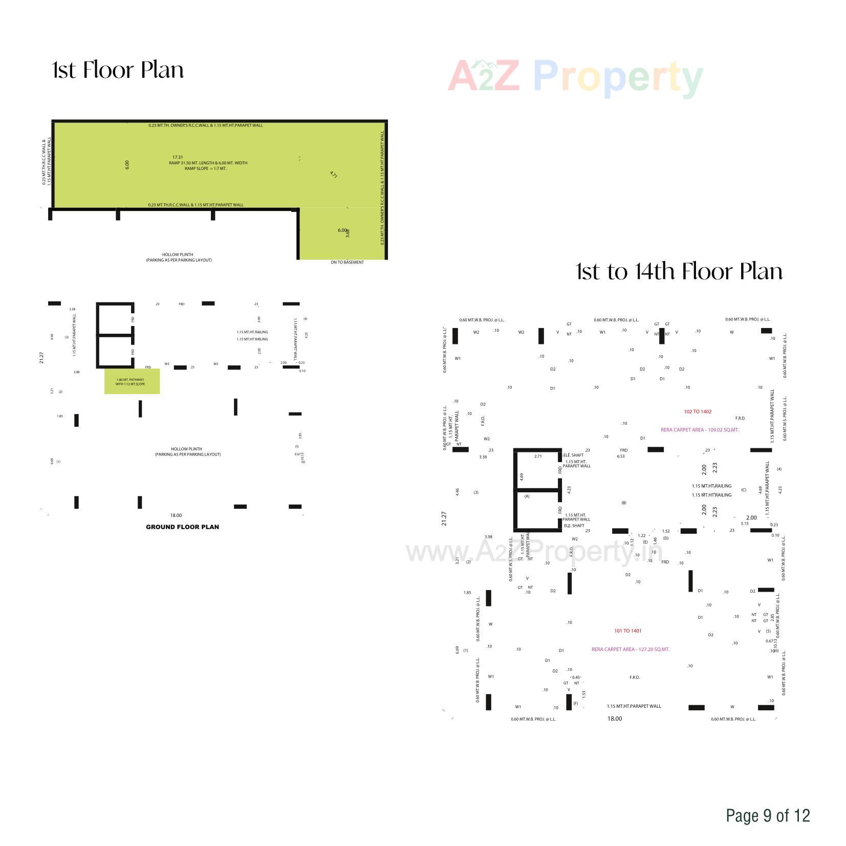Layout of real estate project Arjun Arena located at Wadaj, Ahmedabad, Gujarat
