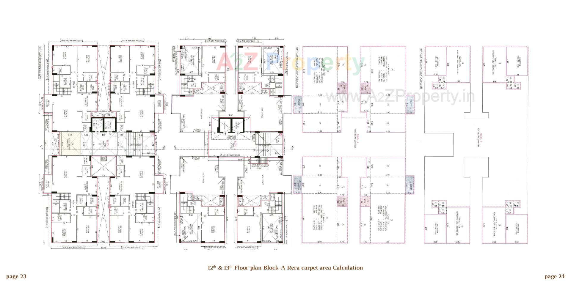 Layout of real estate project Arjun Emerald located at Wadaj, Ahmedabad, Gujarat