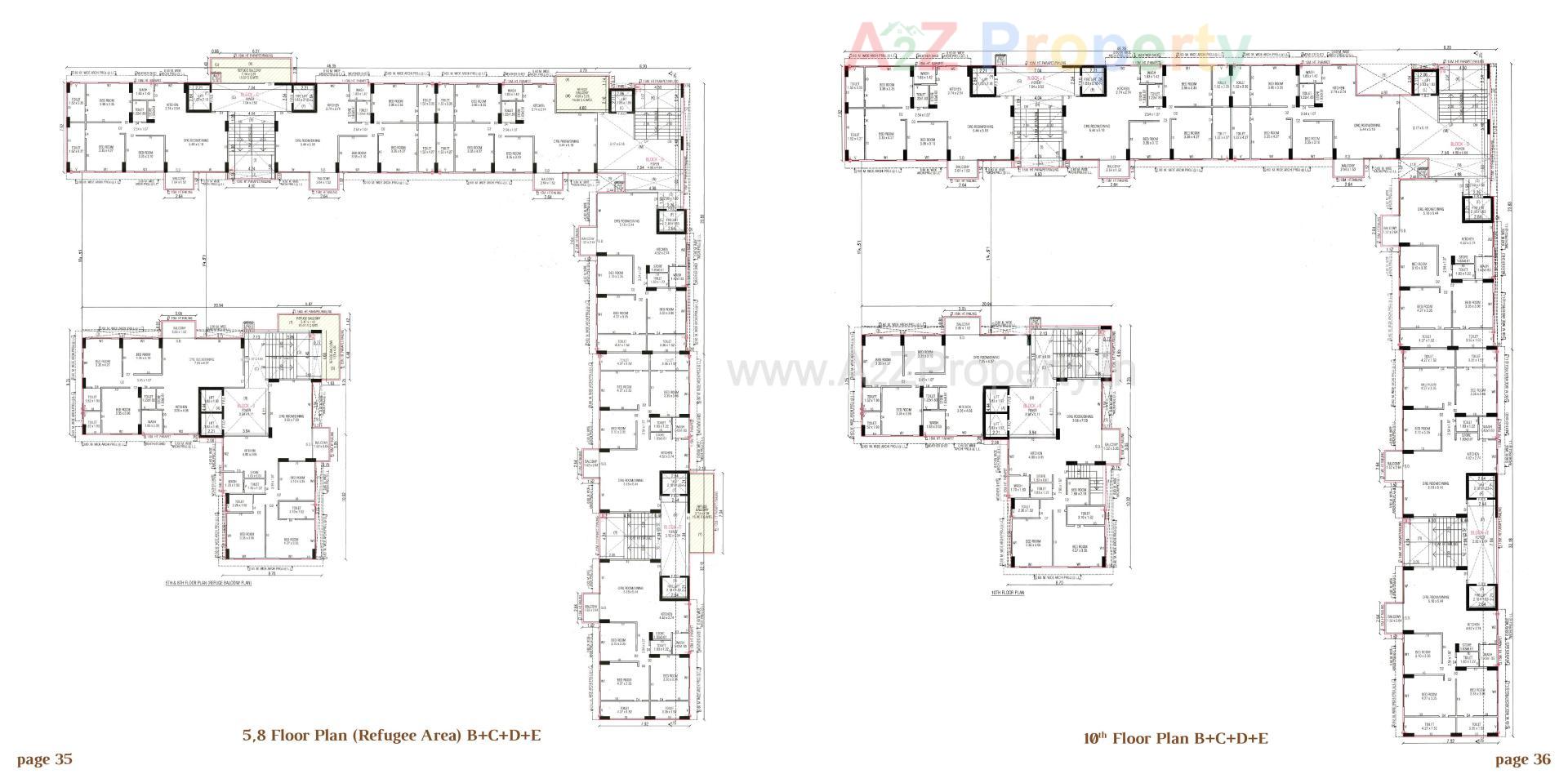 Layout of real estate project Arjun Emerald located at Wadaj, Ahmedabad, Gujarat