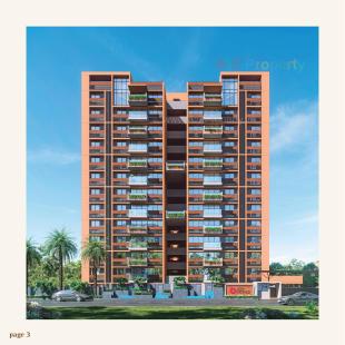Elevation of real estate project Arjun Emerald located at Wadaj, Ahmedabad, Gujarat