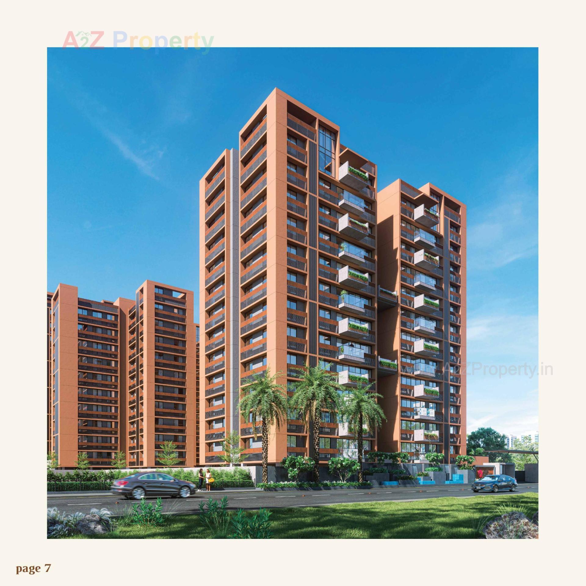 3D Elevation of real estate project Arjun Emerald located at Wadaj, Ahmedabad, Gujarat