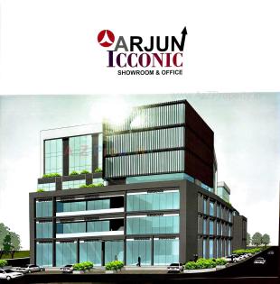 Elevation of real estate project Arjun Icconic located at Wadaj, Ahmedabad, Gujarat