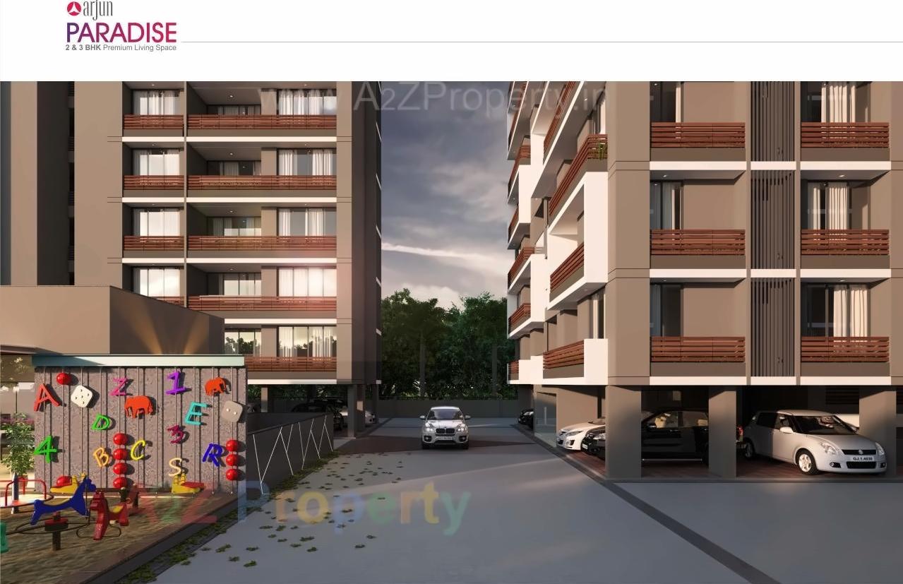 3D Elevation of real estate project Arjun Paradise located at Wadaj, Ahmedabad, Gujarat
