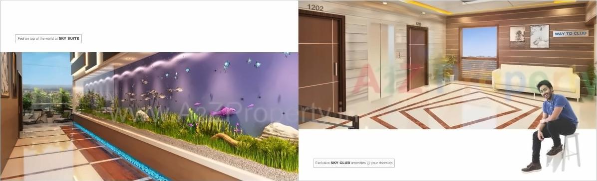 3D Elevation of real estate project Arjun Sky Life located at Sola, Ahmedabad, Gujarat