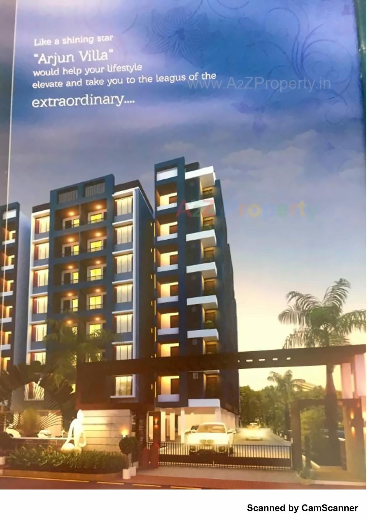 3D Elevation of real estate project Arjun Villa located at Ranip, Ahmedabad, Gujarat