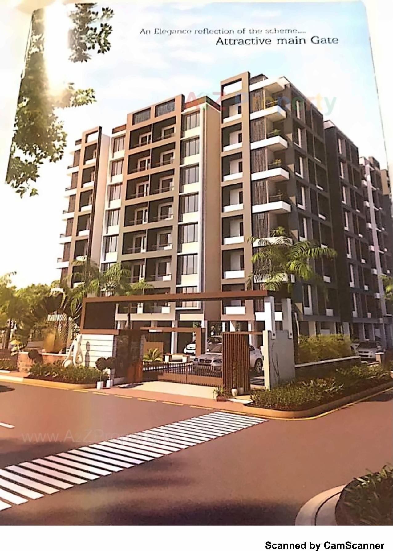 3D Elevation of real estate project Arjun Villa located at Ranip, Ahmedabad, Gujarat