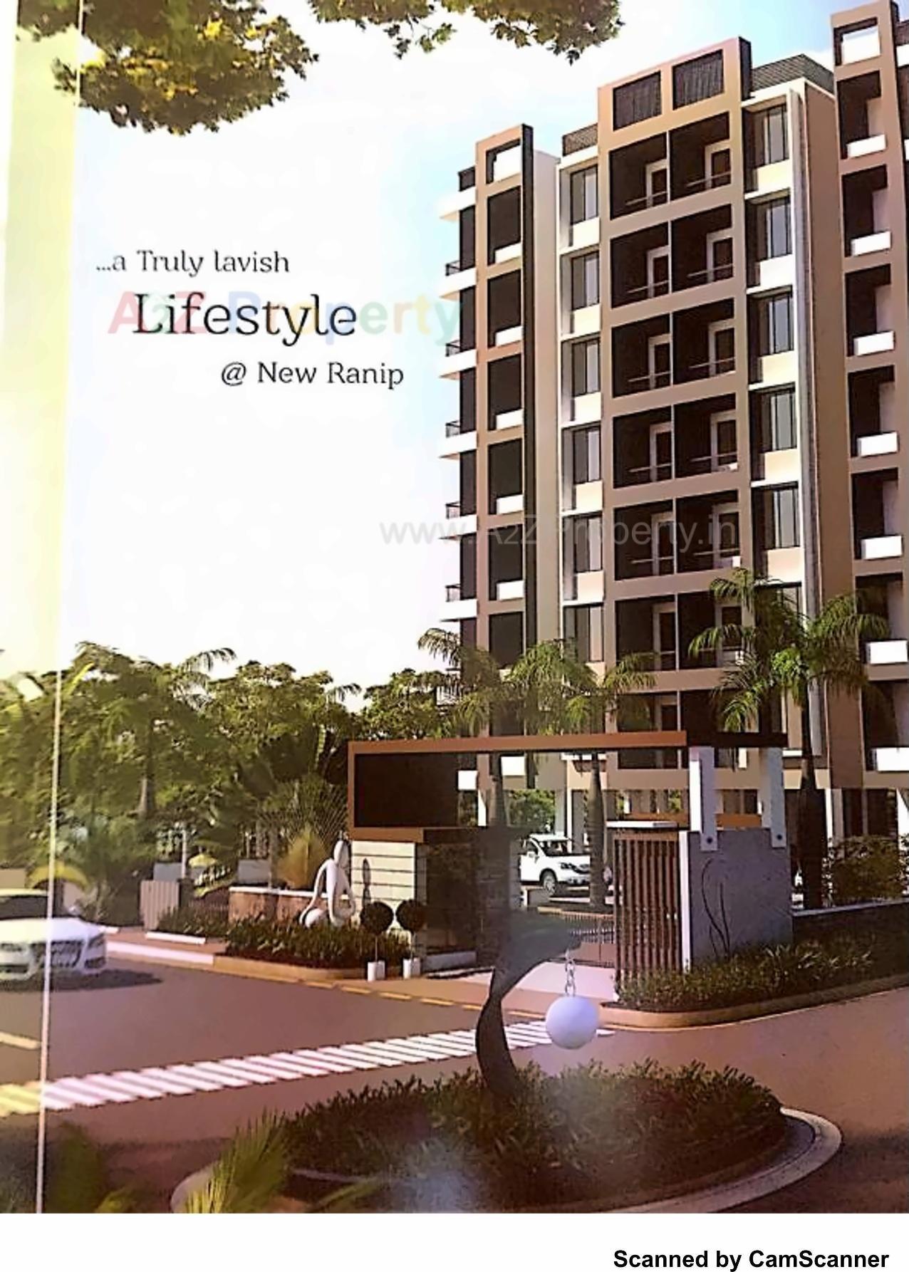 3D Elevation of real estate project Arjun Villa located at Ranip, Ahmedabad, Gujarat