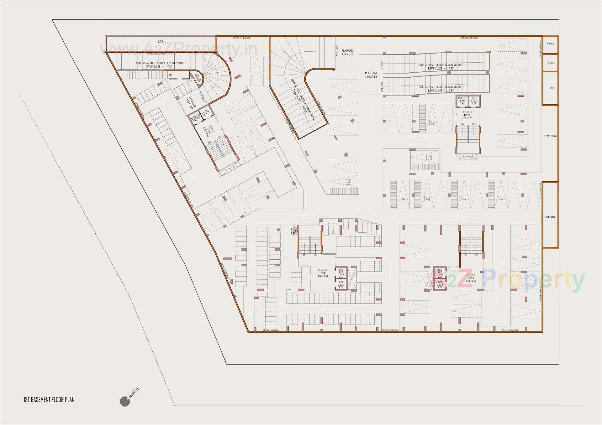 Layout of real estate project Arkiton Luxe located at Bopal, Ahmedabad, Gujarat