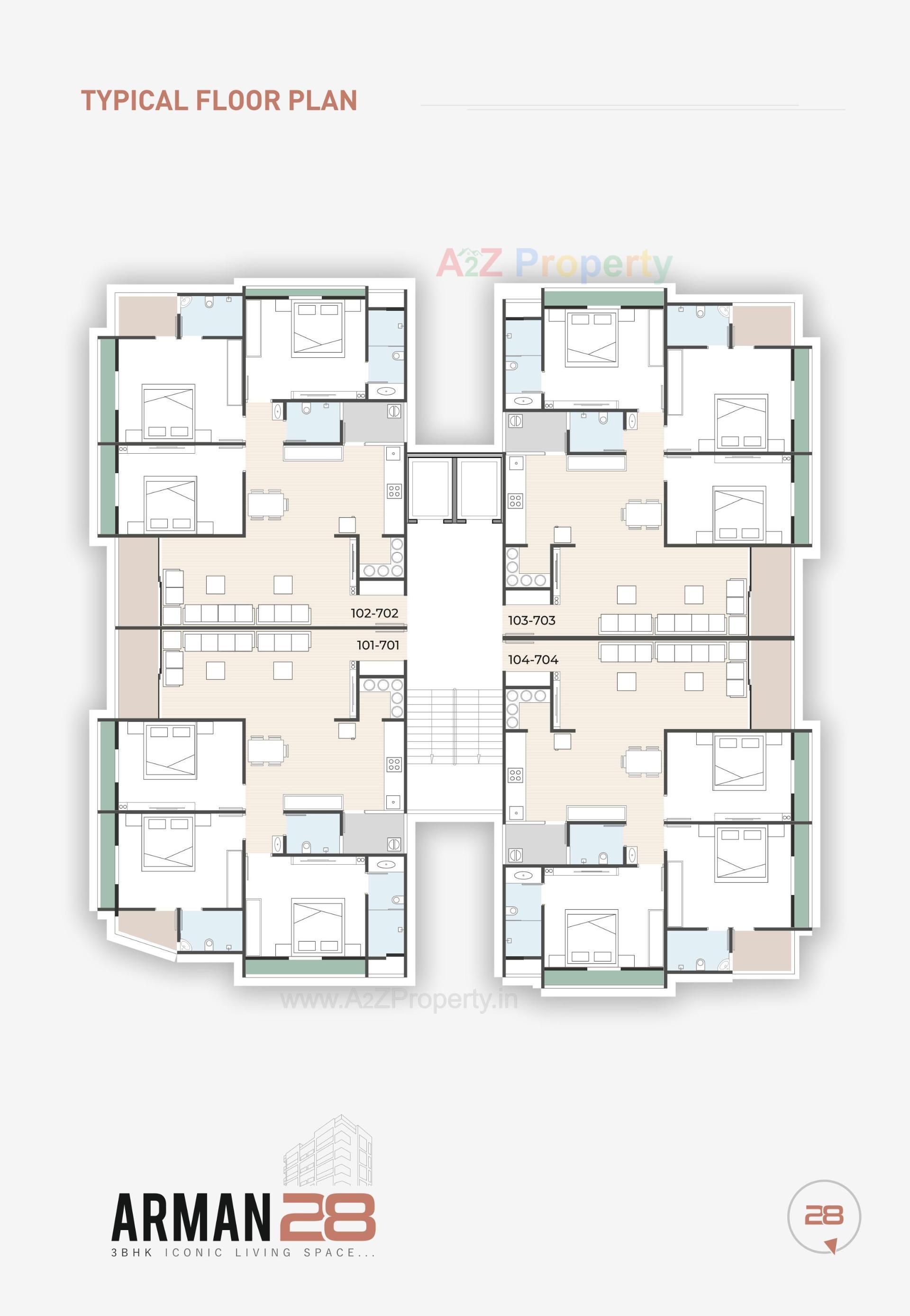 Layout of real estate project Arman located at Ahmedabad, Ahmedabad, Gujarat
