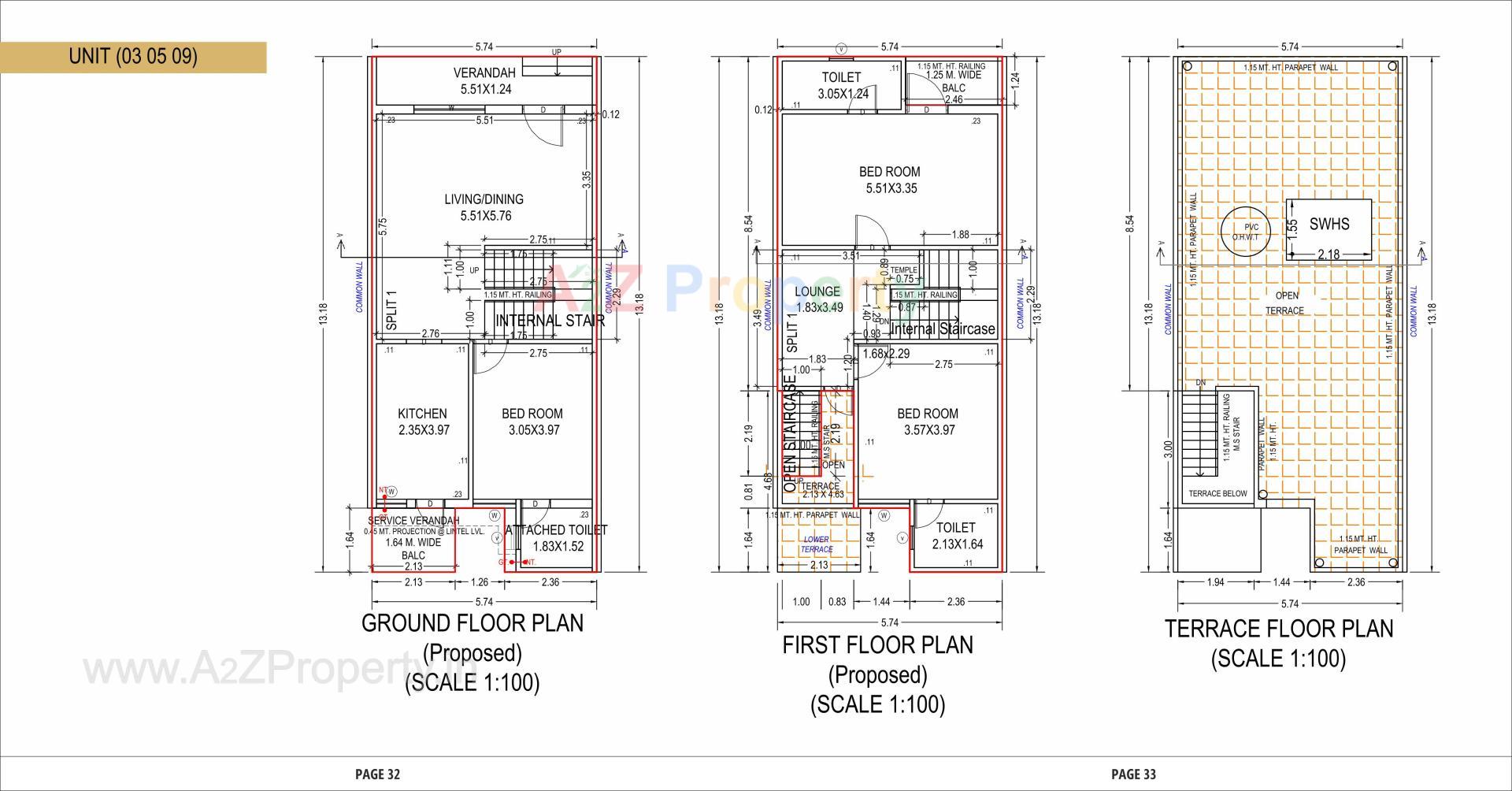 Layout of real estate project Aroma located at Vinzol, Ahmedabad, Gujarat