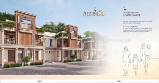 Elevation of real estate project Aroma located at Vinzol, Ahmedabad, Gujarat