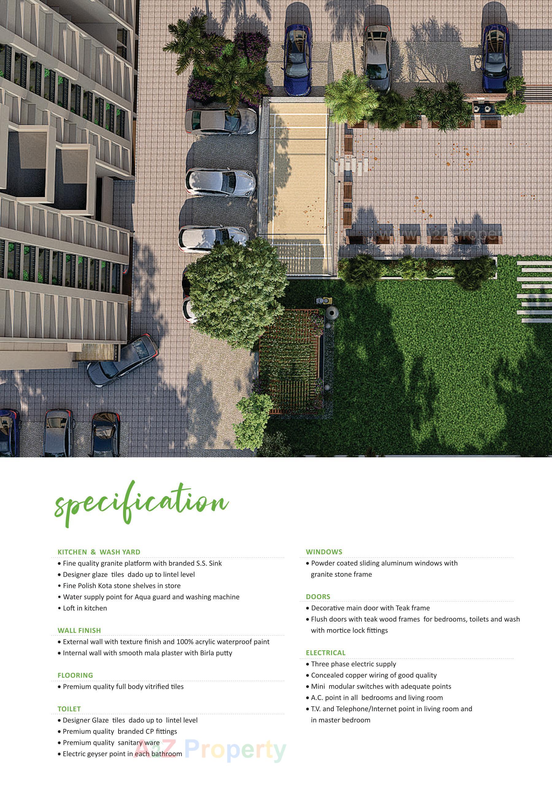 3D Elevation of real estate project Artharva Landmark located at Ahmedabad, Ahmedabad, Gujarat