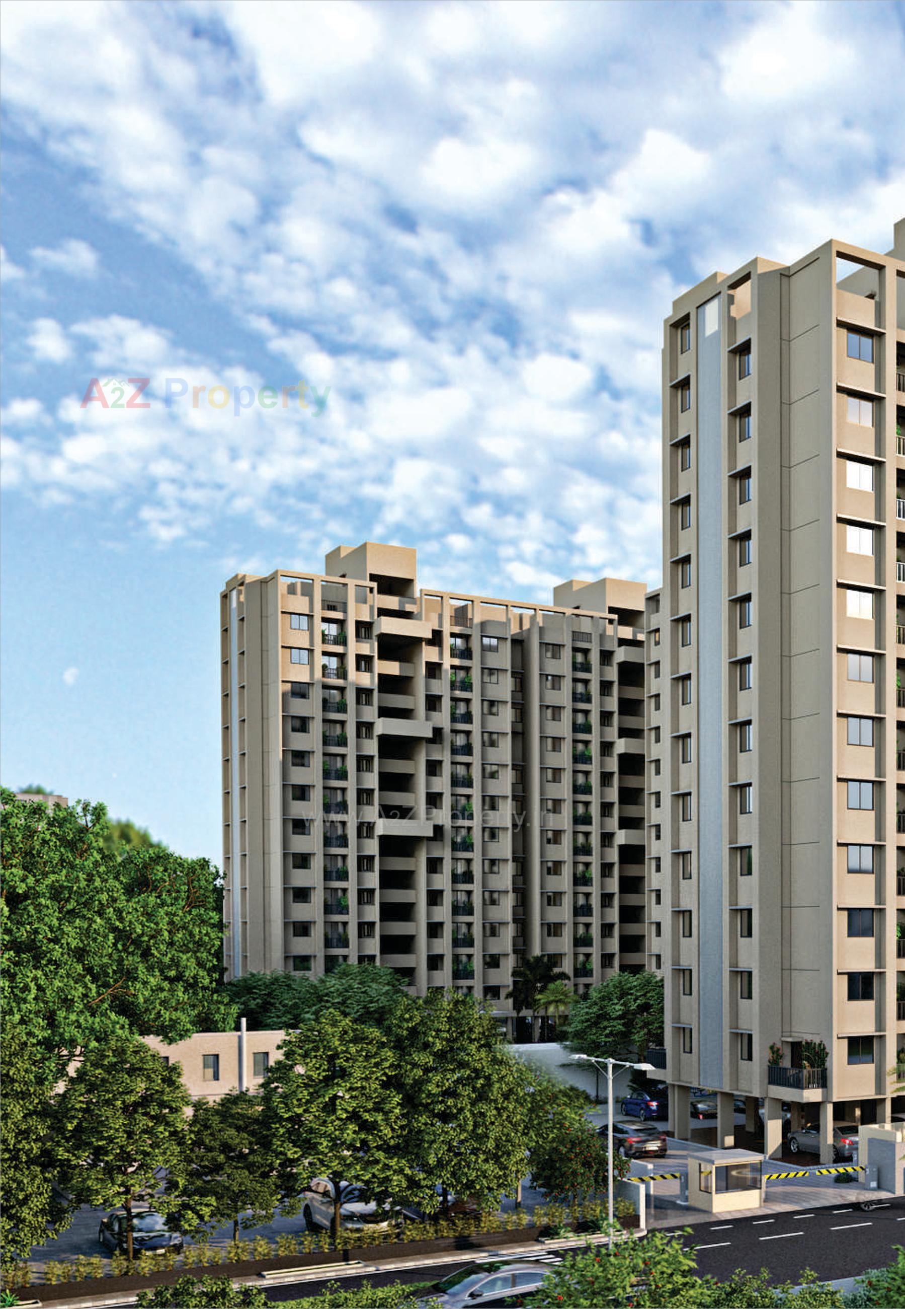 3D Elevation of real estate project Artharva Landmark located at Ahmedabad, Ahmedabad, Gujarat