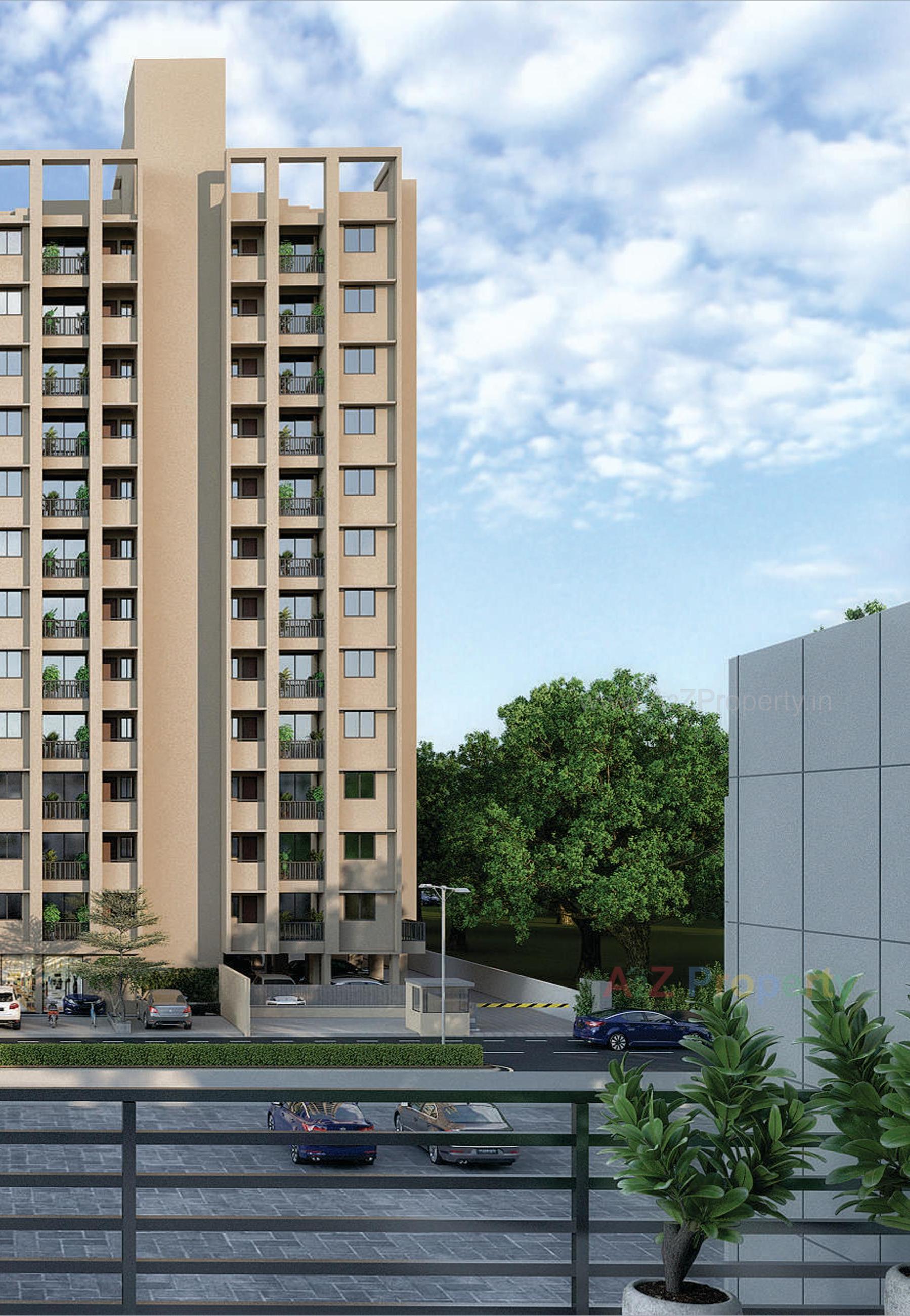 3D Elevation of real estate project Artharva Landmark located at Ahmedabad, Ahmedabad, Gujarat