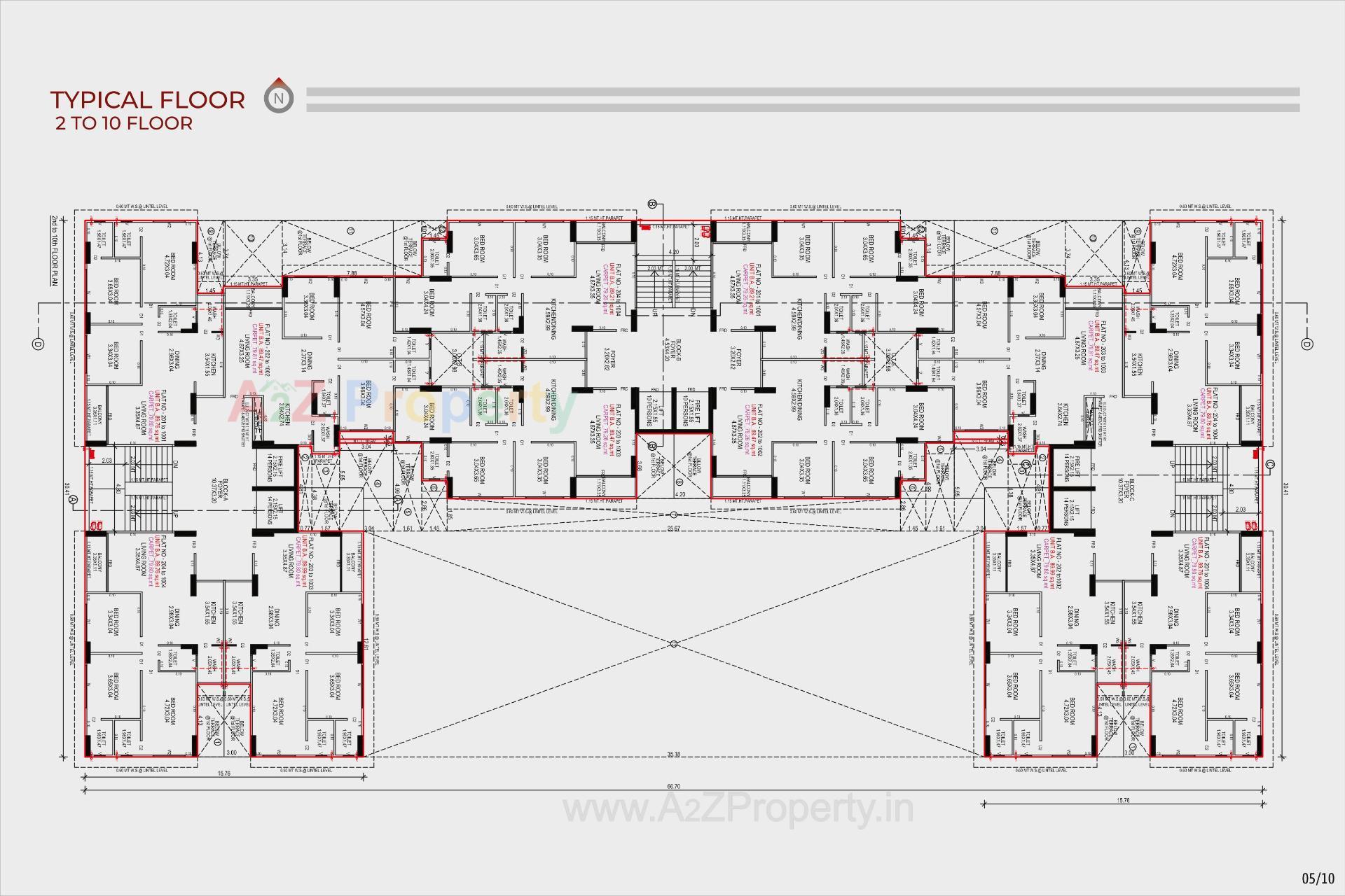 Layout of real estate project Artiz Arcelia located at Shilaj, Ahmedabad, Gujarat