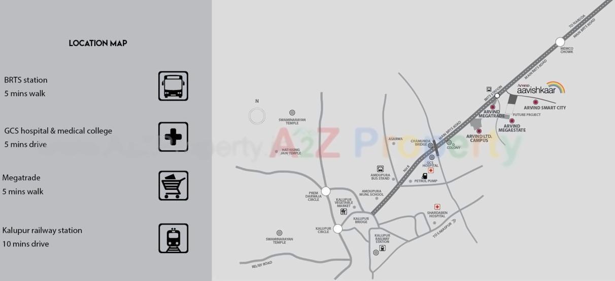  of real estate project Arvind Aavishkaar located at Asarwa, Ahmedabad, Gujarat