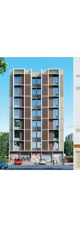 Elevation of real estate project Aryaman Heights located at Vatva, Ahmedabad, Gujarat