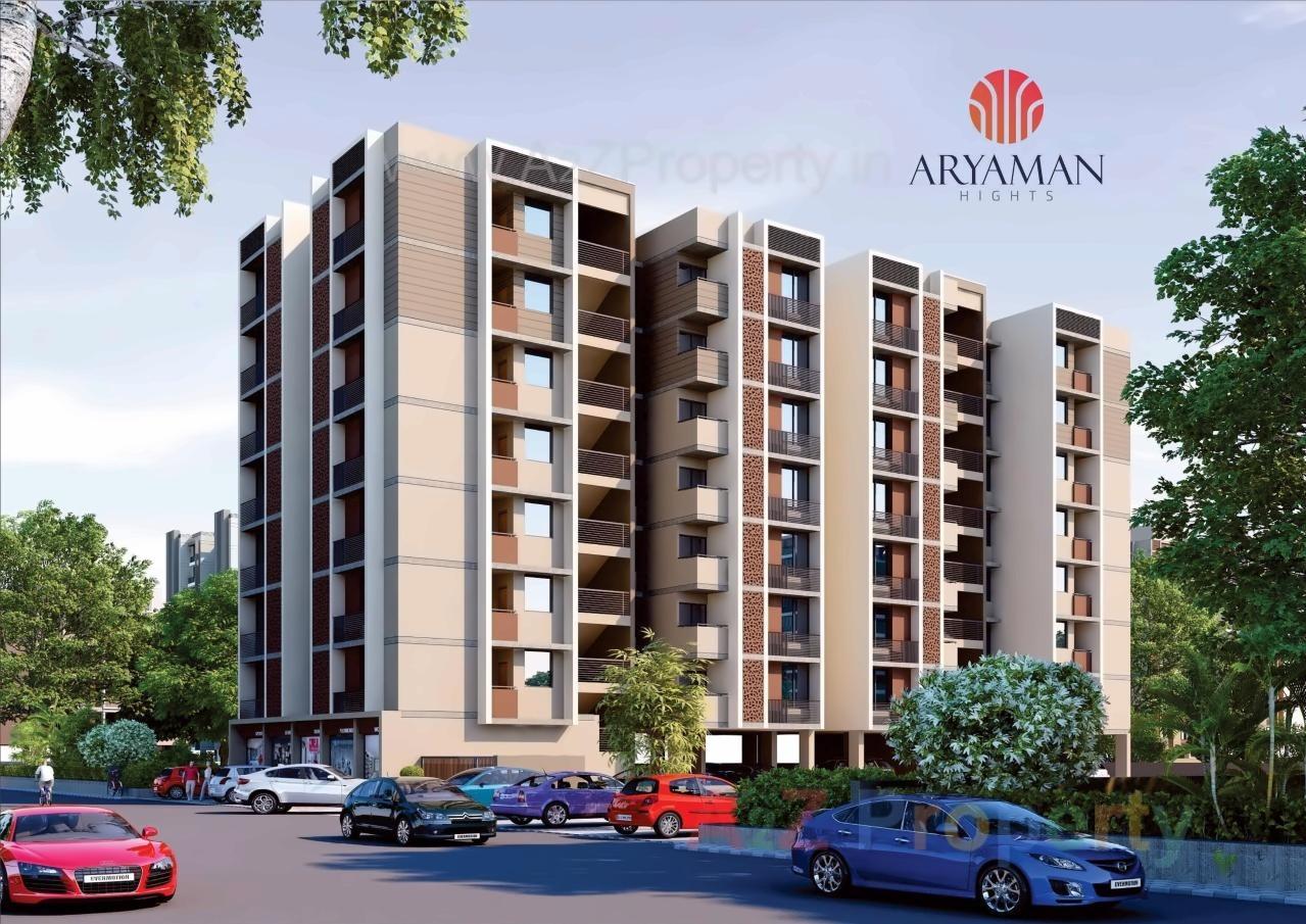 3D Elevation of real estate project Aryaman Heights located at Vatva, Ahmedabad, Gujarat