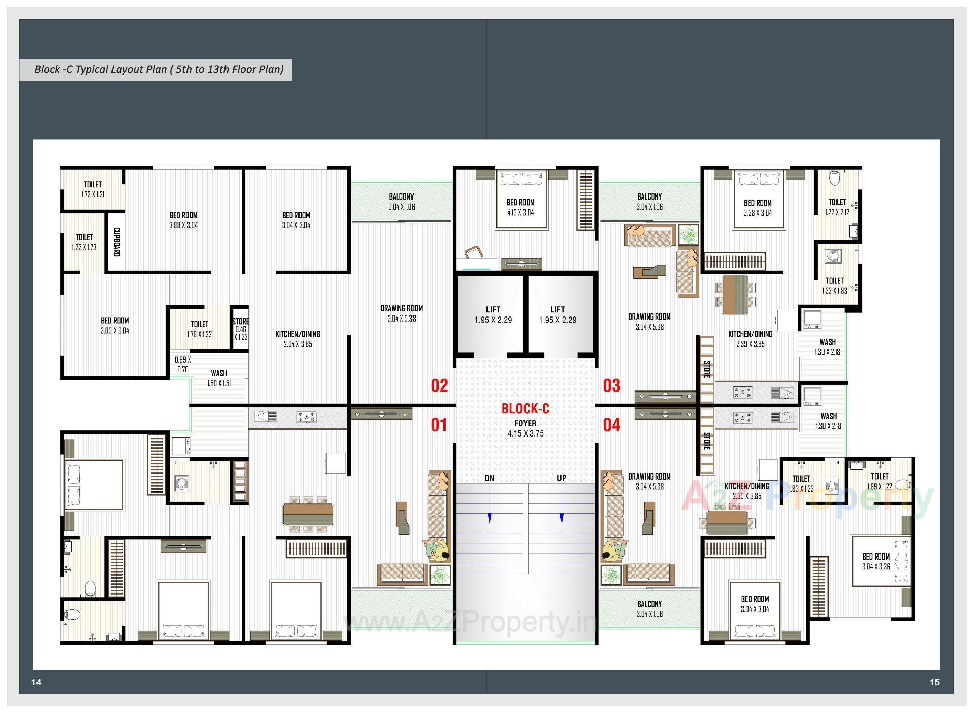 Layout of real estate project Aryaman Kalpvruksh located at Hathijan, Ahmedabad, Gujarat