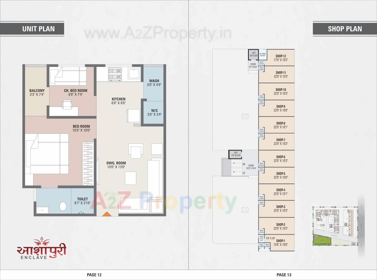 Layout of real estate project Ashapuri Enclave located at Ahmedabad, Ahmedabad, Gujarat