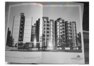 Elevation of real estate project Ashirvad Avenue located at Muthia, Ahmedabad, Gujarat