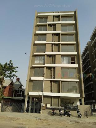 Elevation of real estate project Ashray Heaven located at Sola, Ahmedabad, Gujarat