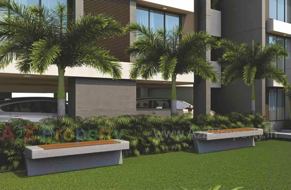 3D Elevation of real estate project Ashray Heaven located at Sola, Ahmedabad, Gujarat