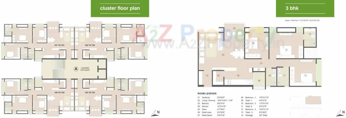 Layout of real estate project Ashray Serene located at Chandkheda, Ahmedabad, Gujarat