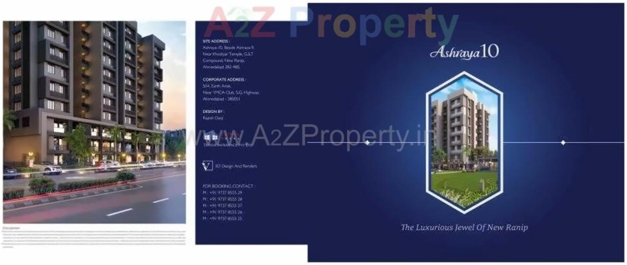  of real estate project Ashraya 10 (phase   2) located at Kali, Ahmedabad, Gujarat