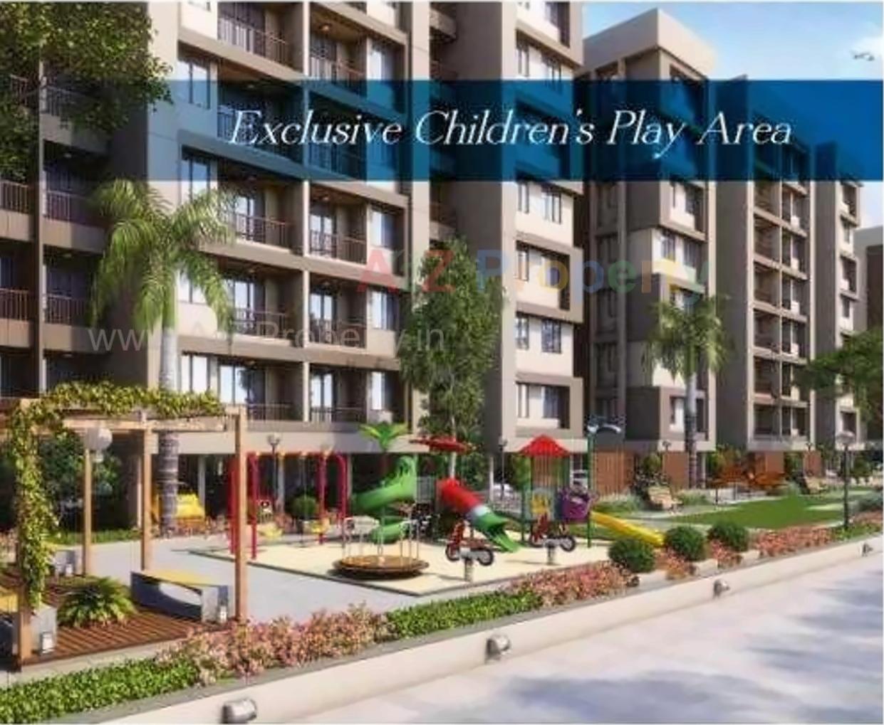 3D Elevation of real estate project Ashraya 10 (phase   2) located at Kali, Ahmedabad, Gujarat