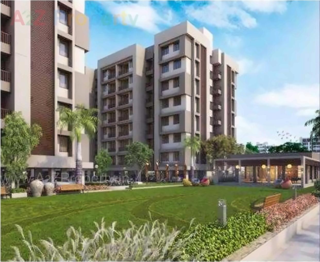 3D Elevation of real estate project Ashraya 10 (phase   2) located at Kali, Ahmedabad, Gujarat