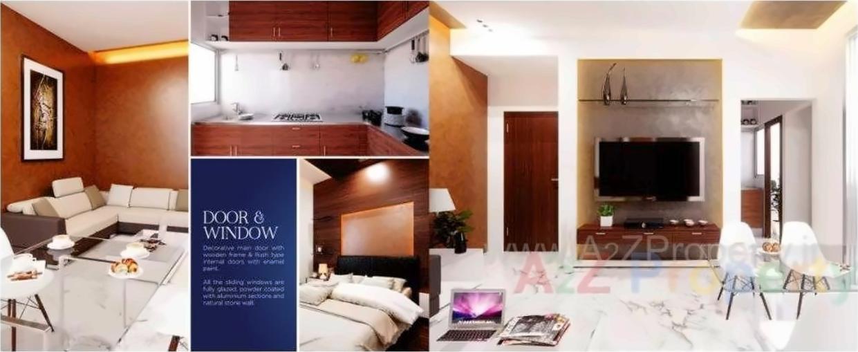 3D Elevation of real estate project Ashraya 10 (phase   4) located at Kali, Ahmedabad, Gujarat