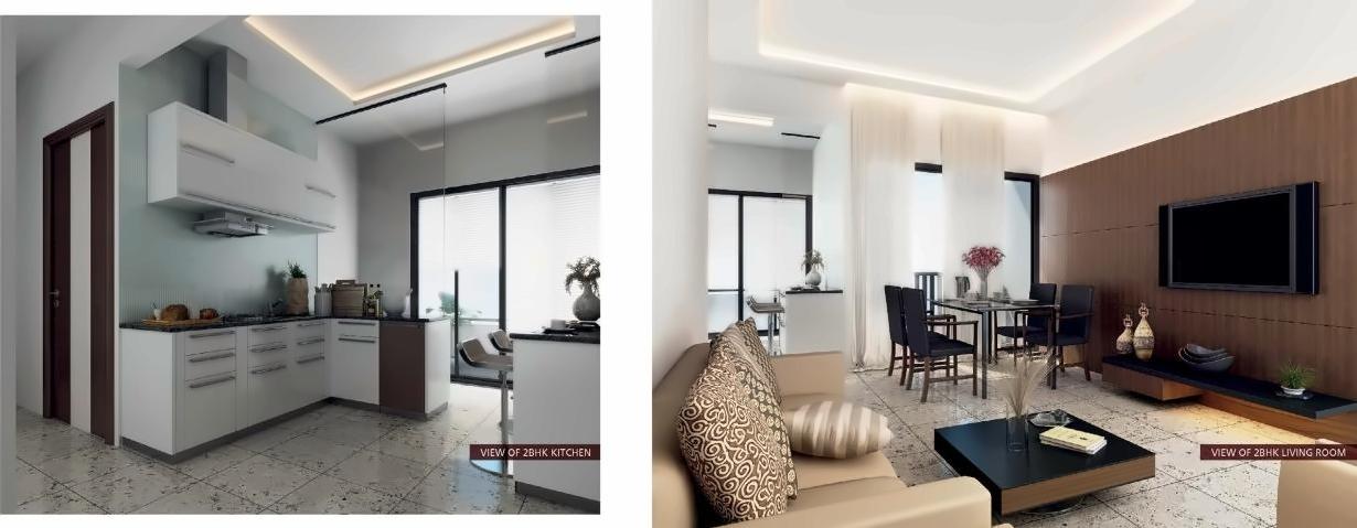 3D Elevation of real estate project Ashraya located at Kali, Ahmedabad, Gujarat