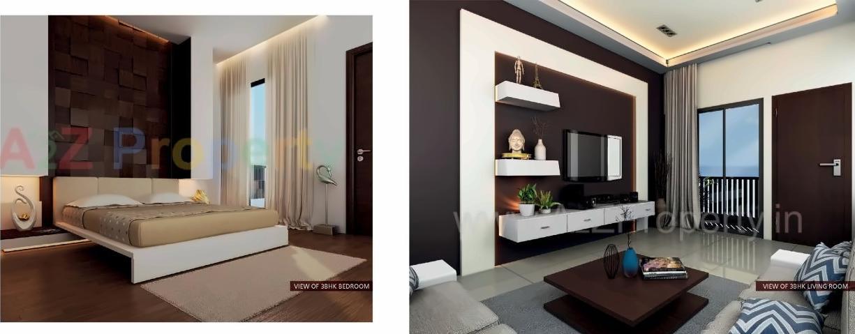 3D Elevation of real estate project Ashraya located at Kali, Ahmedabad, Gujarat