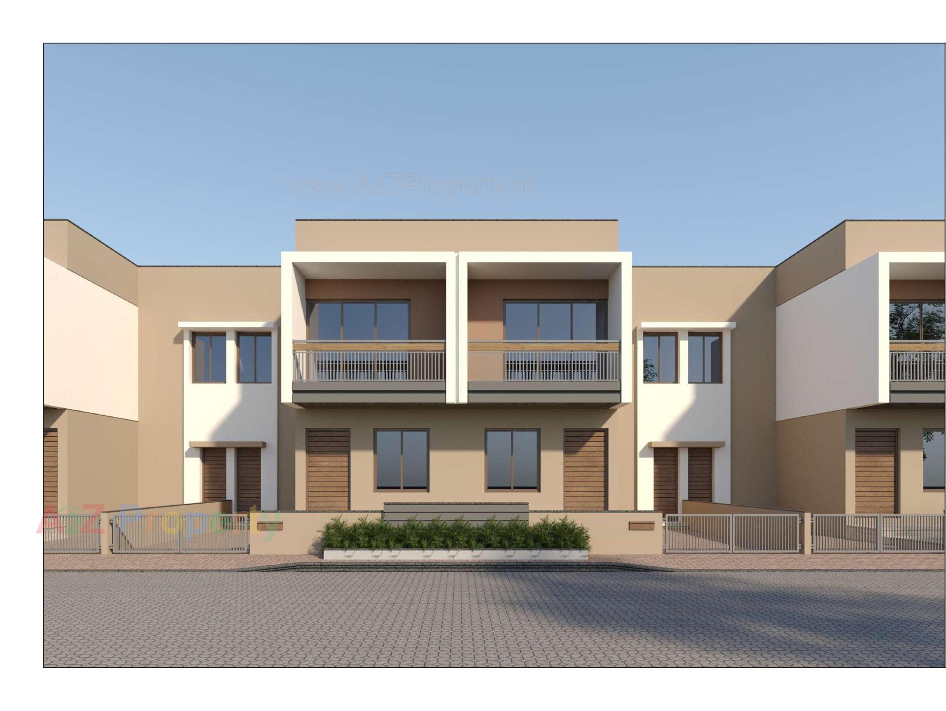 3D Elevation of real estate project Ashtavinayak Elegance located at Viramgam, Ahmedabad, Gujarat