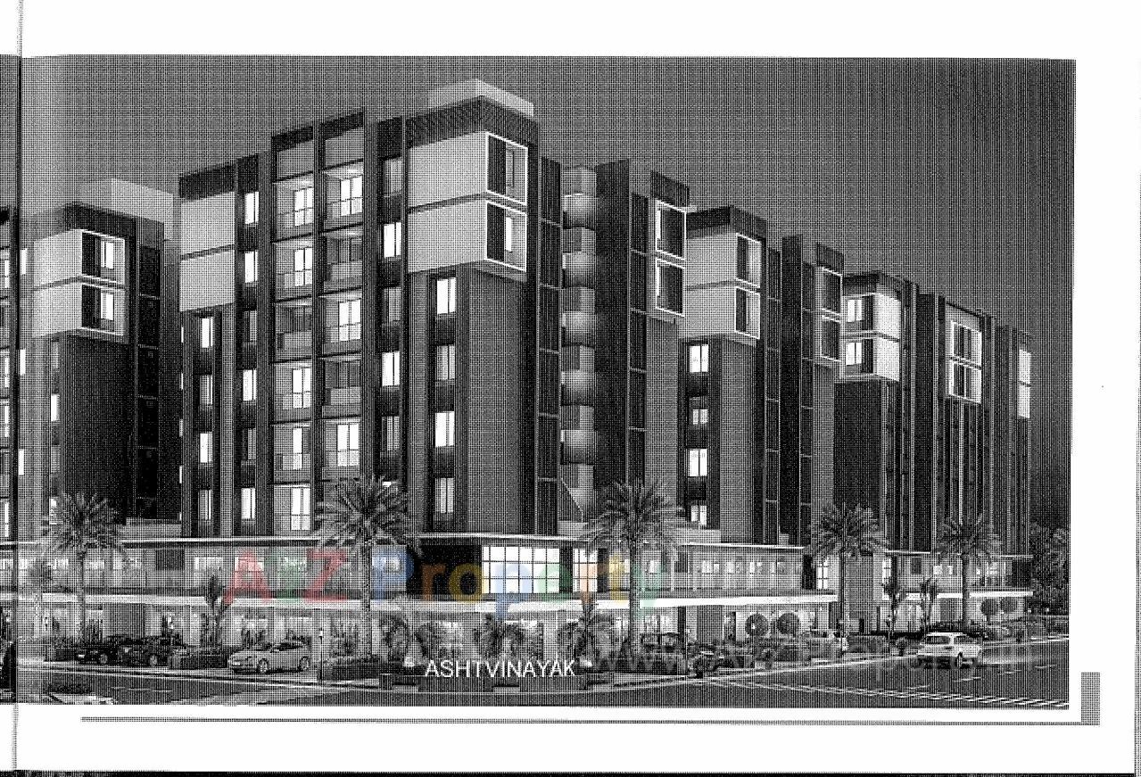 3D Elevation of real estate project Ashtavinayak Residency located at Sanand, Ahmedabad, Gujarat