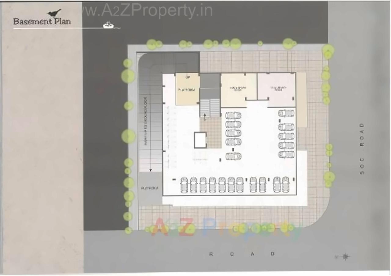 Layout of real estate project Ashtmangal Nest located at Manipur, Ahmedabad, Gujarat
